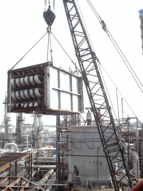 Cracking Furnace convection module installation by Esteem